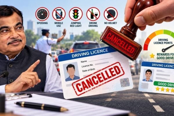 Gadkari plans graded driving licence points: Traffic violations could cut points, repeat offenders may lose licences while good drivers could get rewards