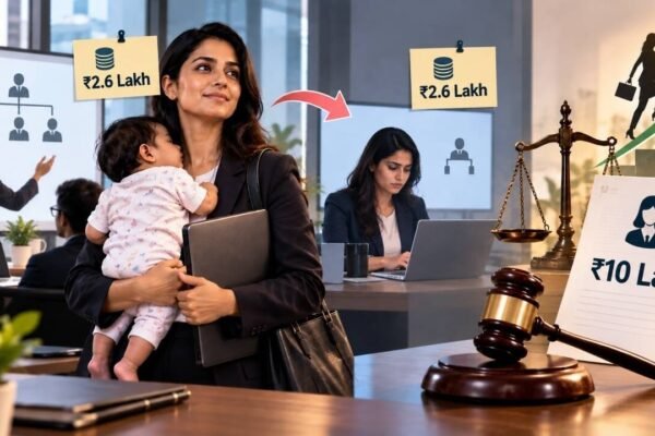 Woman returned from maternity leave to the same Rs 2.6 lakh monthly salary but fewer managerial duties; Delhi HC awards Rs 10 lakh, says pay alone cannot protect career