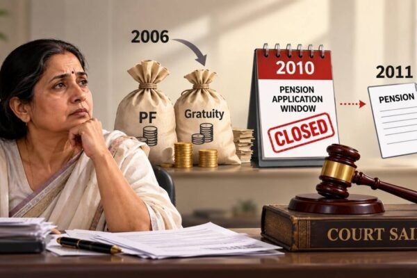 Husband died in 2006, and widow was paid PF and gratuity; she filed for pension in 2011 but window had closed in 2010, here’s what Delhi High Court said