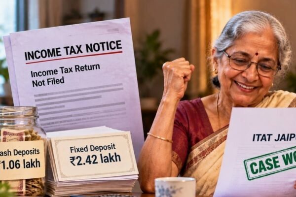 Senior citizen woman had Rs 2.42 lakh FD and Rs 1.06 lakh cash deposit, she didn’t file ITR; tax officer determines Rs 5.15 lakh unexplained income - ITAT gives relief after 9 years