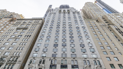 In 2018, an unbuilt penthouse shell under Manhattan's Hampshire House roof was marketed at $40 million; eight years later, it found a buyer at $6.765 million, 83% below the ask