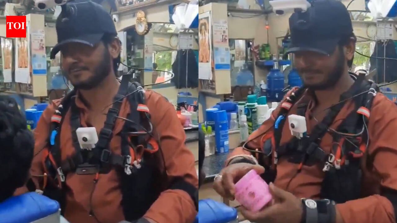 Barber wears an AI suit to cut hair, Harsh Goenka says, 'Even barbers job may soon be at risk' |