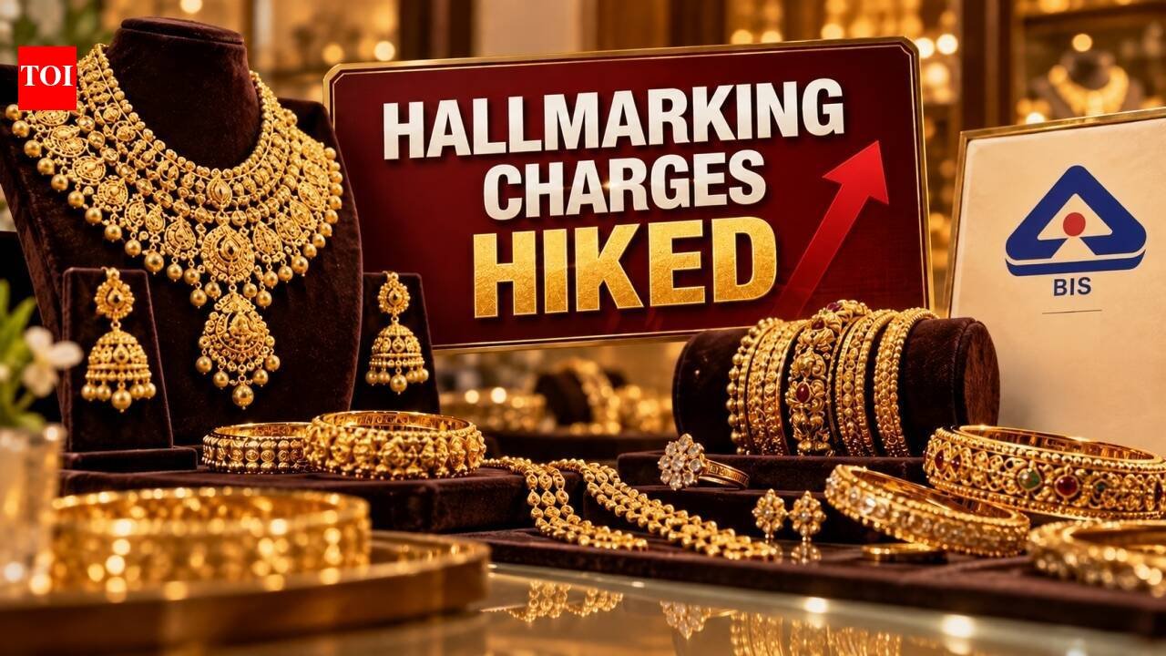 Gold hallmarking gets costlier by 67% as BIS raises fee from Rs 45 to Rs 75, silver stays at Rs 35; new rates take effect ahead of festive season