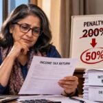 She declared Rs 43,796 income but omitted Rs 14.02 lakh interest from her ITR; tax officer imposed a 200% penalty of Rs 4.85 lakh, but ITAT cut it to Rs 1.21 lakh