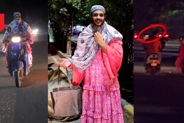 For two hours, a Delhi creator dressed as a woman and rode through Delhi at night; what happened next left him speechless: ‘It has become so disgusting for me’