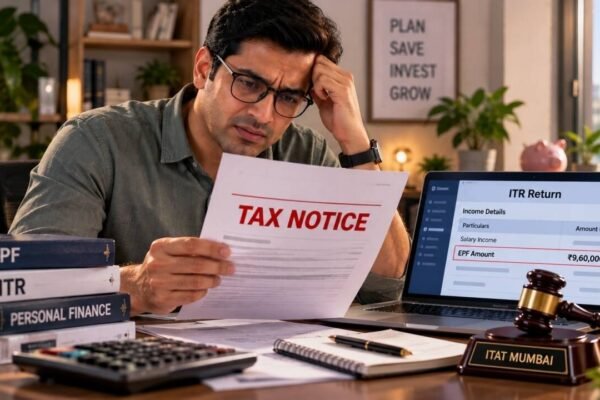 Rs 9.6 lakh EPF interest mistakenly shown by him in ITR, but taxman added it to income; ITAT Mumbai orders full relief