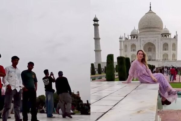 Taj Mahal: Photographer confronts crowd surrounding foreign female tourist at Taj Mahal; video sparks debate on "Civic Sense"
