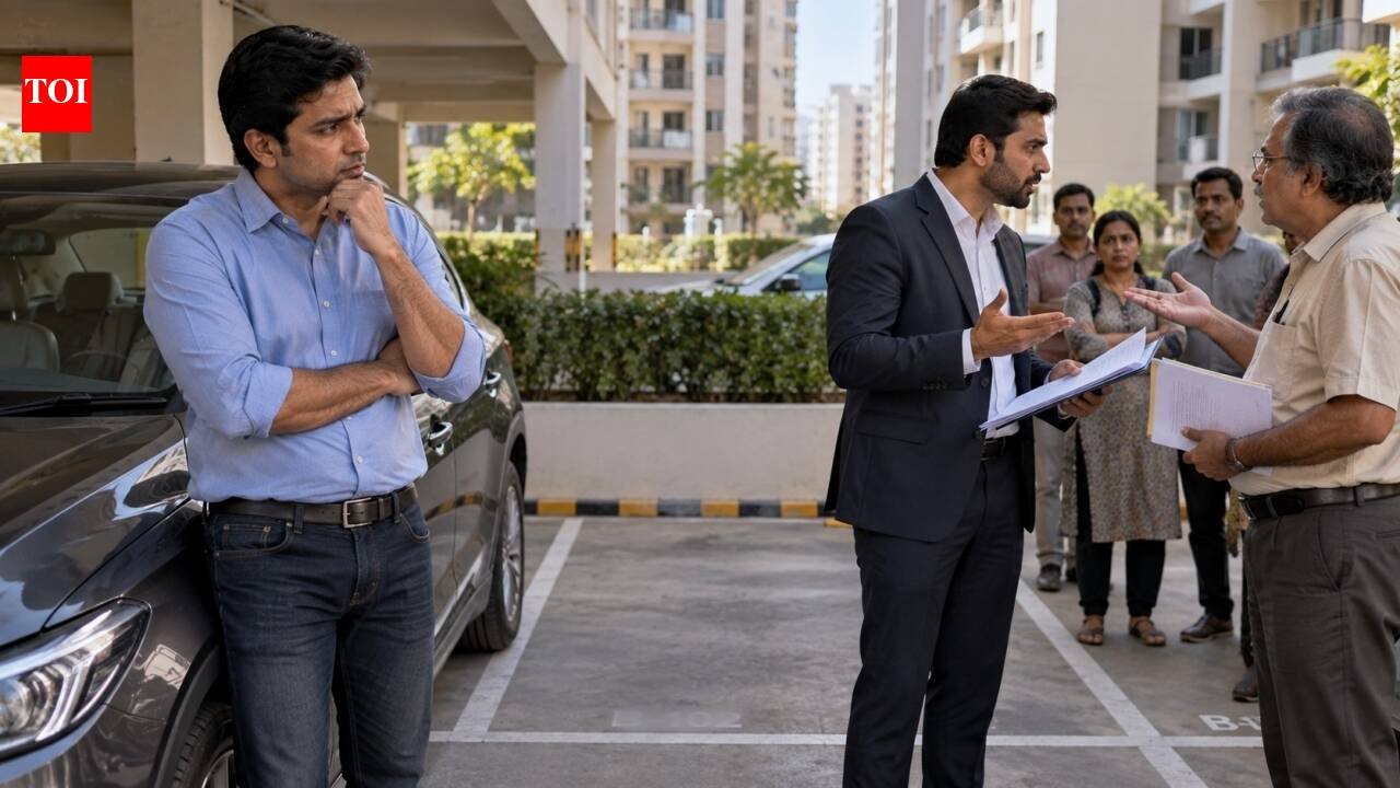 Homebuyer got parking from builder in 2008, but society later adopted a 'first come, first served' rule; Maharashtra court protects resident's space until ownership dispute is decided