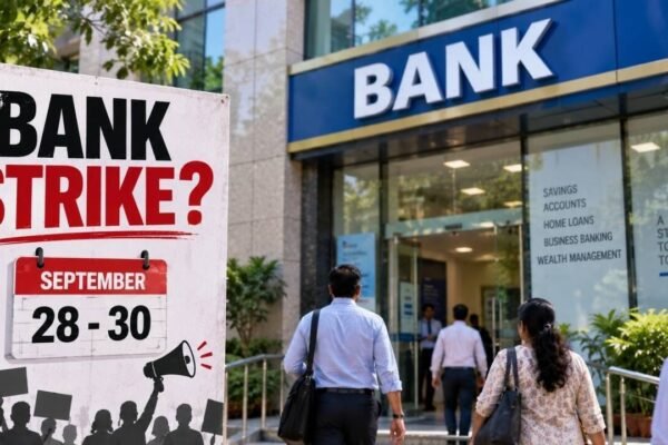 Bank strike from September 28-30 as unions demand 5-day work week: Banks may be shut for 5 days in a row as September 26-27 are holidays; SBI, Union Bank issue customer advisories