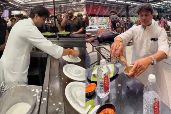 Jyotiraditya Scindia: Union Minister Jyotiraditya Scindia turns dosa chef at Bengaluru’s Rameshwaram Cafe; video goes viral