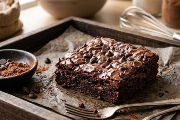 Eggless chocolate brownies at home: Easy recipe with cocoa, dark chocolate, and whole wheat flour |