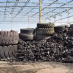 In 2000, California packed 662,700 shredded waste tires beneath an I-880 on-ramp; they cut foundation stress 40%, saved $477,000, and CalRecycle later reported 22 years without repairs or issues