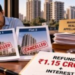 Dubai-based Indian bought two Mumbai flats, but later cancelled them after delayed possession; builder sought deductions, but MahaREAT orders full Rs 1.15 crore refund plus interest