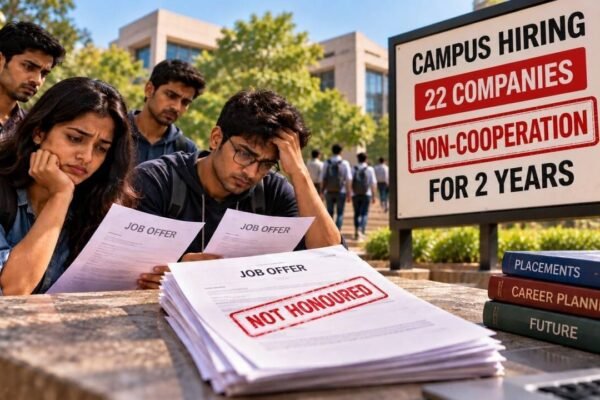 IITs to stop campus hiring by 22 companies for 2 years after 150+ job offers to 2026 graduates went unhonoured; Oracle reportedly withdrew around 40 offers
