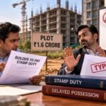 Builder promised to pay stamp duty on Rs 1.6 crore plot, later called it a typo; MahaRERA orders him to pay charges plus interest for delayed possession to buyer