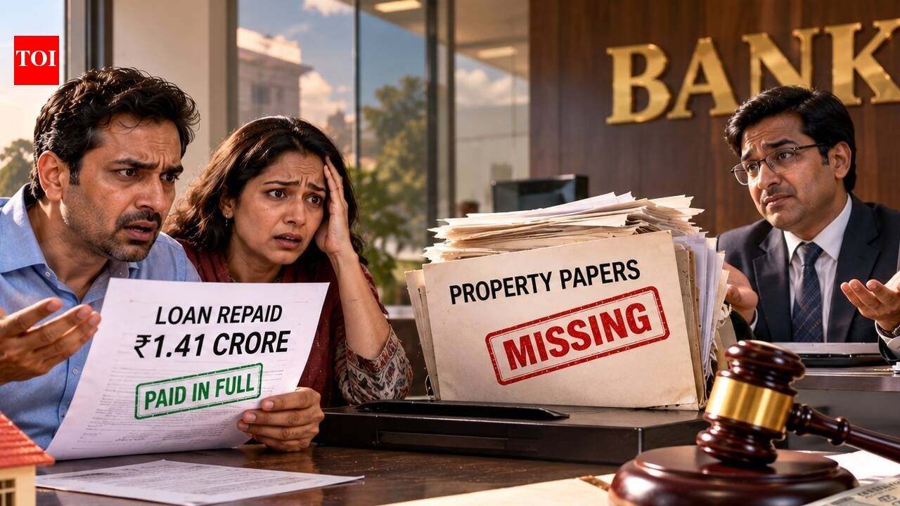 Delhi couple repaid Rs 1.41 crore home loan, but the bank lost their original sale deed property papers; consumer commission orders Rs 15 lakh compensation plus Rs 50,000 costs