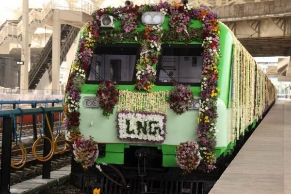 After hydrogen train, India’s first LNG-powered train has been flagged off from Ahmedabad; Amit Shah says railways is cutting diesel, targets net zero by 2030