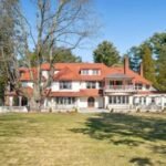 A 1914 Massachusetts mansion built after a high-society scandal is listed for $3.5 million; the 10,269-square-foot estate has 12 bedrooms, Italian gardens and a 39-foot ballroom