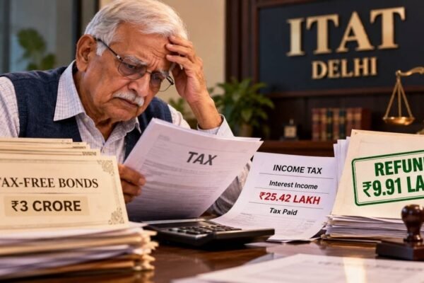 Senior citizen invested Rs 3 crore in tax-free bonds, but mistakenly paid tax on Rs 25.42 lakh interest earnings; why ITAT Delhi ordered Rs 9.91 lakh refund