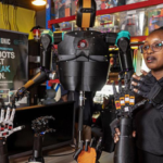 A 22-year-old Kenyan engineer built 3D-printed robotic hands from recycled plastic; she now translates teachers' voices into sign language for deaf children |
