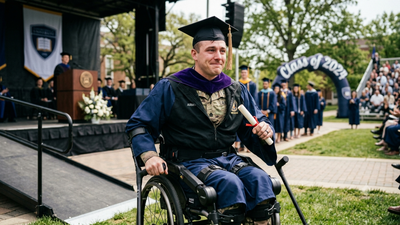 A car crash left this Army veteran paralysed; seven years later, he graduated with a petroleum engineering degree