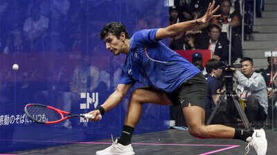 Asian Games: Abhay Singh wins silver after spirited fight in men's squash final | Asian Games 2026 News