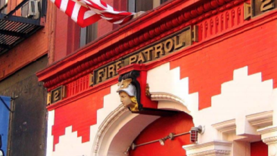 In 2010, Anderson Cooper paid $4.3 million for a 1906 New York firehouse; he restored its historic exterior and turned the 8,240-sq-ft building into a home while preserving its fire pole