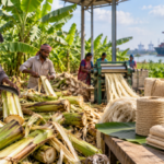 Bangladesh's banana farmers once discarded the stems; the waste can now produce 37,778 tonnes of fibre a year and a $94 million export opportunity