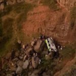 Schoolchildren among 25 killed as bus falls 30 metres into ravine in Africa