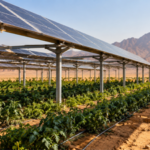 Egypt is growing crops beneath solar panels in the desert; the unusual idea could save water, help crops and produce clean energy |