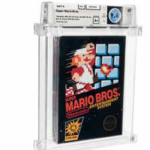 Super Mario Bros: In 1986, someone bought Super Mario Bros. as a Christmas gift and left it sealed in a desk drawer; 35 years later, the forgotten game sold for $660,000