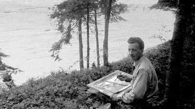 An Ontario couple paid C$200 for a landscape painting at a rural yard sale; six years later the work was identified as E J Hughes’s Lake Okanagan and sold at auction for C$402,500
