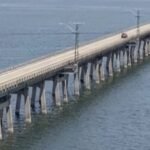 In 1945, Oklahoma opened a nearly 4,900-foot bridge across Lake Texoma; 81 years later a record $408 million project has begun to build its replacement while the old bridge stays open