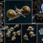 In 2003, Nasa researchers found freshwater snails mated and reproduced in space, with gravity-sensing statoconia 50% larger by volume than ground controls |