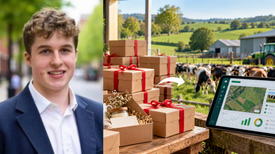 Meet Ben O'Connor, the 16-year-old who sold 200,000 gift boxes before building an app to help farmers manage their work