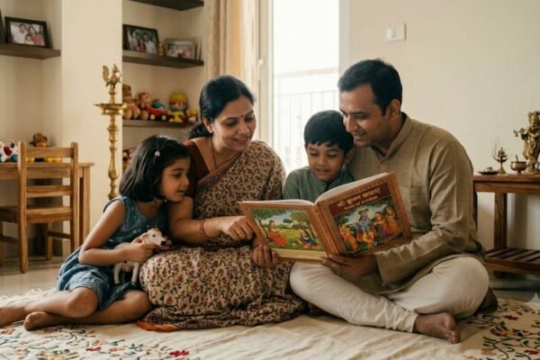 7 simple ways to introduce children to Krishna’s stories, values, and wisdom