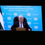 Palestinian president delivers UN speech by video after US denies visa again