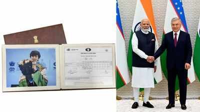 'Chess diplomacy, quite literally': AICF chief on PM Modi gifting Javokhir Sindarov’s World Cup scoresheet to Uzbek prez | Chess News