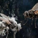 Scientists found a fungus that turns female flies into zombies, then uses their dead bodies to spread spores to healthy flies |