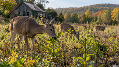 Scientists studied deer for 18 years in abandoned New York farm fields; 280,674 seedlings revealed how browsing could delay forest recovery |