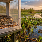 Scientists test captive female Burmese pythons as lures in Florida’s Everglades, but the experiment fails to increase wild python detections |