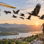 Scientists used a microlight aircraft to teach bald ibises a migration route; years later, Europe got its first self-sustaining colony in 400 years