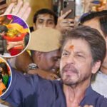 Shah Rukh Khan visits Lalbaugcha Raja with Gauri Khan and Suhana Khan to seek Lord Ganesh's blessings; joins evening aarti - Video |