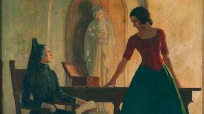 In 2017, a woman paid $4 for a thrift-store painting; experts authenticated it as an N.C. Wyeth work; after a $191,000 auction fell through; then it sold privately for over $100,000