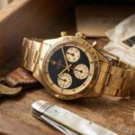 In 1967, Rolex made a rare yellow-gold Daytona with a Paul Newman dial; after more than 45 years in a family drawer, two sisters inherited it and it sold for CHF 1.143 million in Geneva