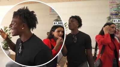 Triptii Dimri SPOTTED at Apple event; Fans surprised as 'Spirit' actress makes appearance in IShowSpeed's livestream |