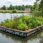 US Army built an 11-by-8-foot floating island from recycled plastic bottles; native plants now help clean water and shelter wildlife | World News