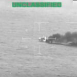 Video: US forces take out floating refueling station allegedly linked to drug trafficking
