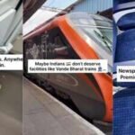 “Maybe Indians don't deserve facilities like Vande Bharat Trains”: Passengers leave bottles, food packets behind despite onboard cleaning
