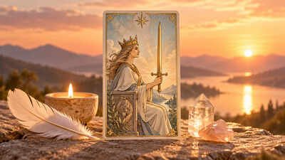 Tarot Card of the Day, October 12: Queen of Swords Meets Mercury in Scorpio — What Happens When You Finally Say Exactly What You Mean?